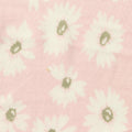White Daisy Jersey Knit, Viscose