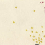 Yellow Star Jersey Knit, Polyester