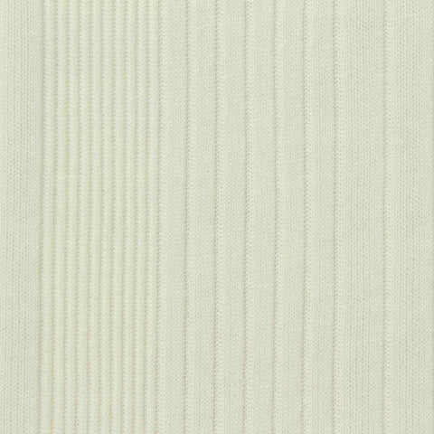 Polyester Viscose Rib Knit Fabric, 200 gsm, 178 cm — White