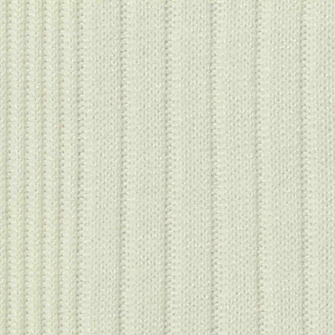 Polyester Viscose Rib Knit Fabric, 200 gsm, 178 cm — White