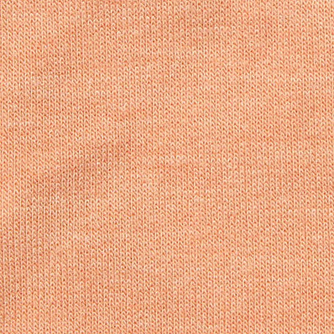 Peach Heathered-Marl French Terry, Poly-Viscose