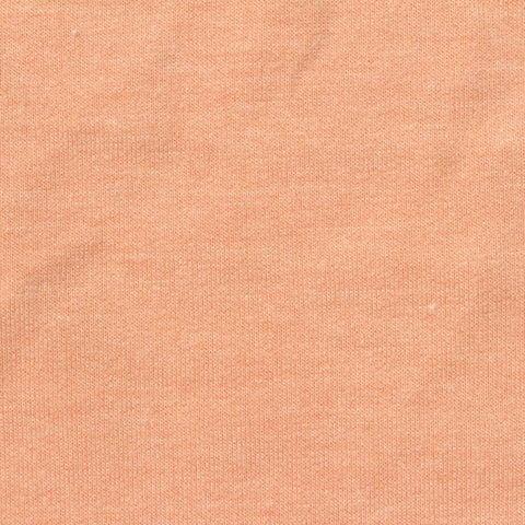 Peach Heathered-Marl French Terry, Poly-Viscose