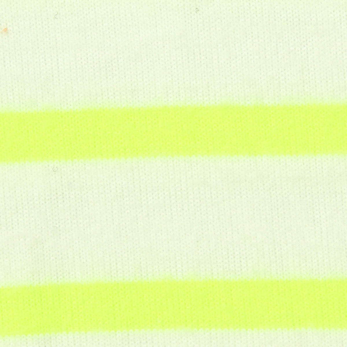 Neon Yellow Horizontal-Stripe Chunky Knit, Polyester
