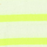 Neon Yellow Horizontal-Stripe Chunky Knit, Polyester