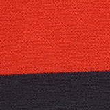 Red Horizontal-Stripe Rib Knit, Poly-Viscose — texture