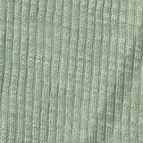 Slub Polyester Viscose Rib Knit Fabric, 180 gsm, 165 cm — Green — texture