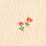 Pink Floral Jersey Knit, Polyester — texture