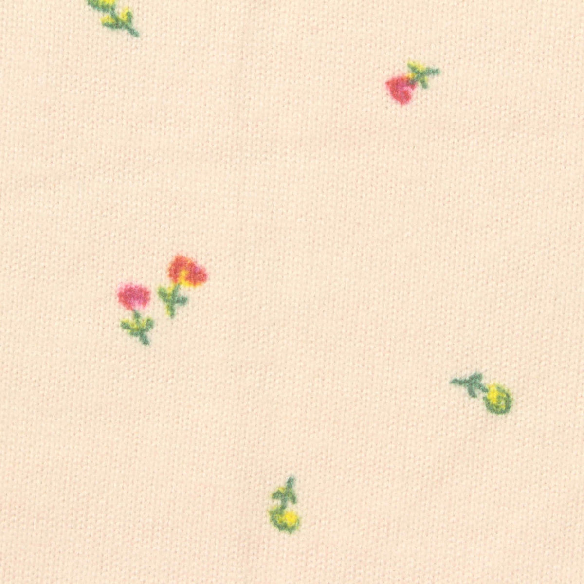 Pink Floral Jersey Knit, Polyester, 200 gsm, 165 cm