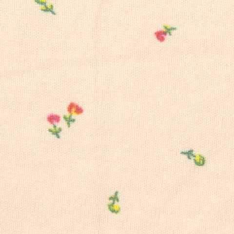 Pink Floral Jersey Knit, Polyester, 200 gsm, 165 cm