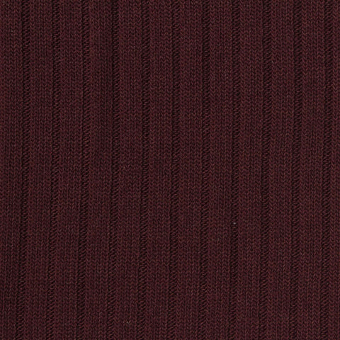 Polyester Viscose Stretch Rib Knit Fabric, 320 gsm, 180 cm — Red
