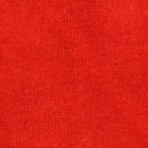 Brushed Acrylic Viscose Stretch Jersey Knit Fabric, 230 gsm, 160 cm — Red