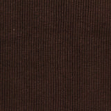 Polyester Cotton Stretch Rib Knit Fabric, 430 gsm, 60 cm — Brown
