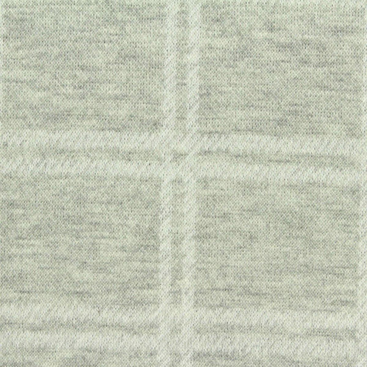 Light Grey Grid Jacquard, Poly-Viscose, 313 gsm