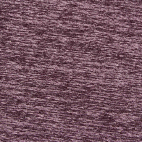 Purple Marl Jersey Knit, Polyester, 190 gsm