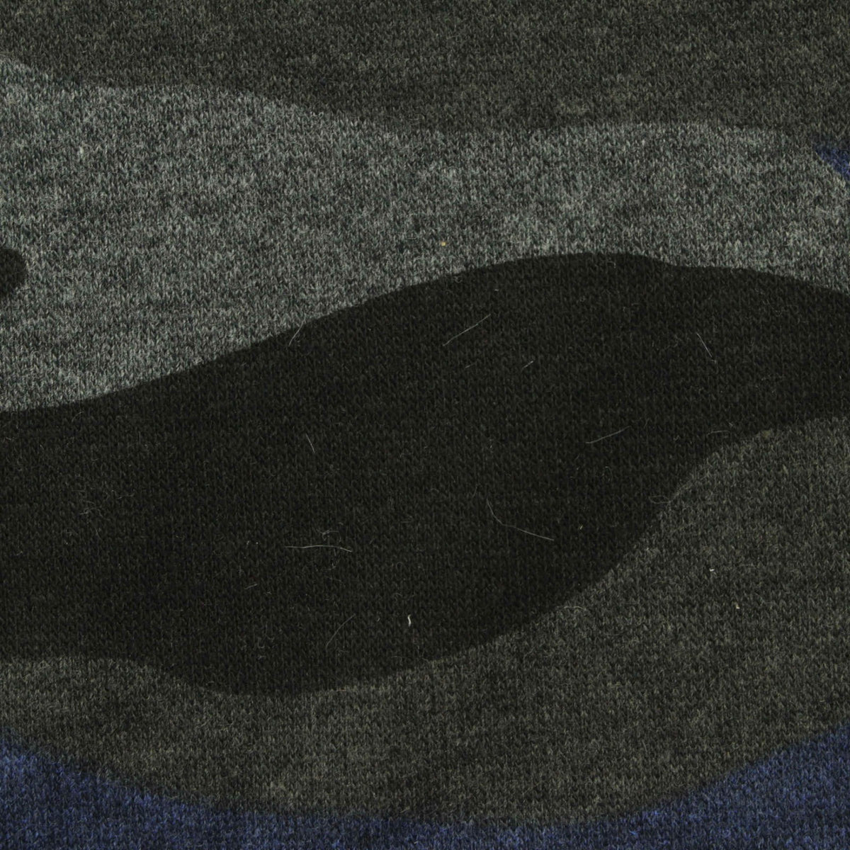 Grey Camo Knit, Cotton-Poly, 270 gsm
