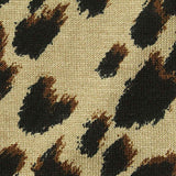Brown Leopard Jersey Knit, Viscose — texture