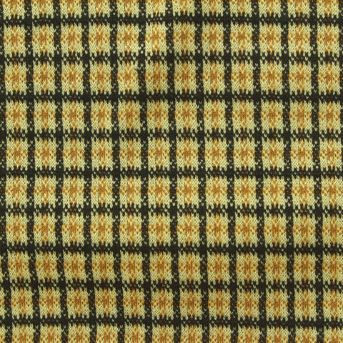 Dark Brown Grid Jacquard, Polyester