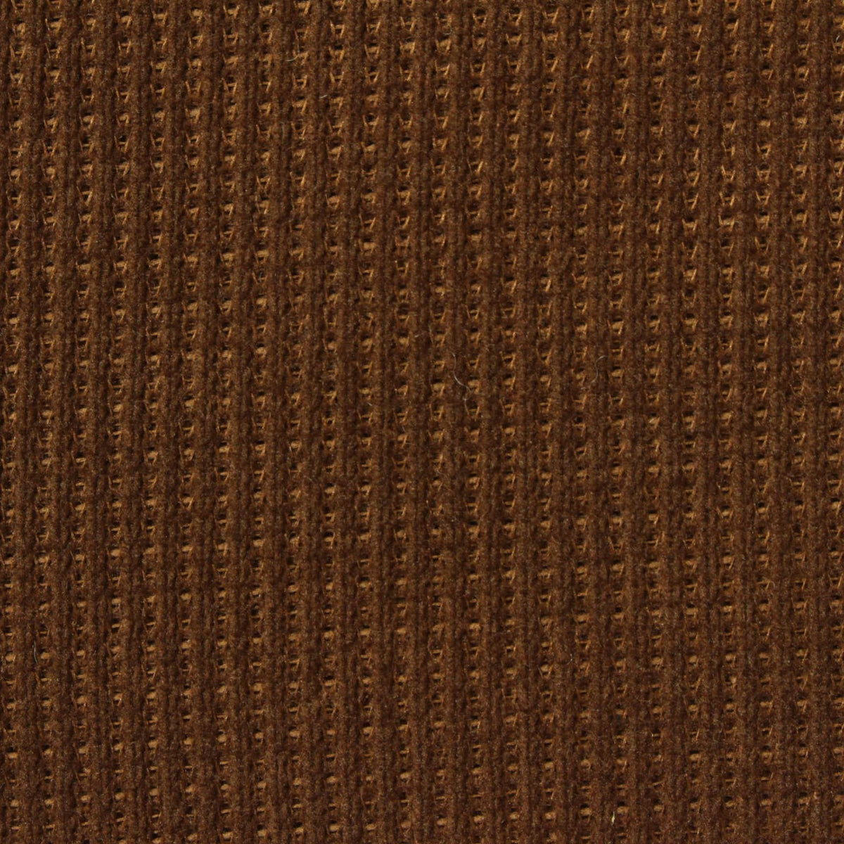 Polyester Stretch Rib Knit Fabric, 300 gsm, 155 cm — Brown