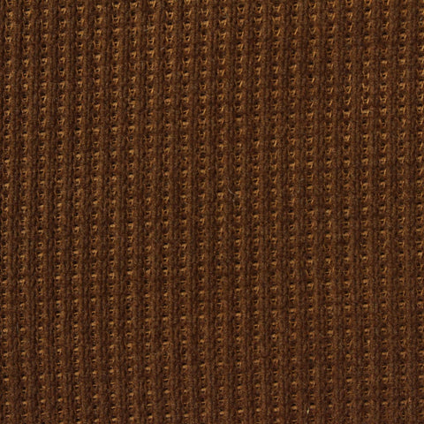 Polyester Stretch Rib Knit Fabric, 300 gsm, 155 cm — Brown