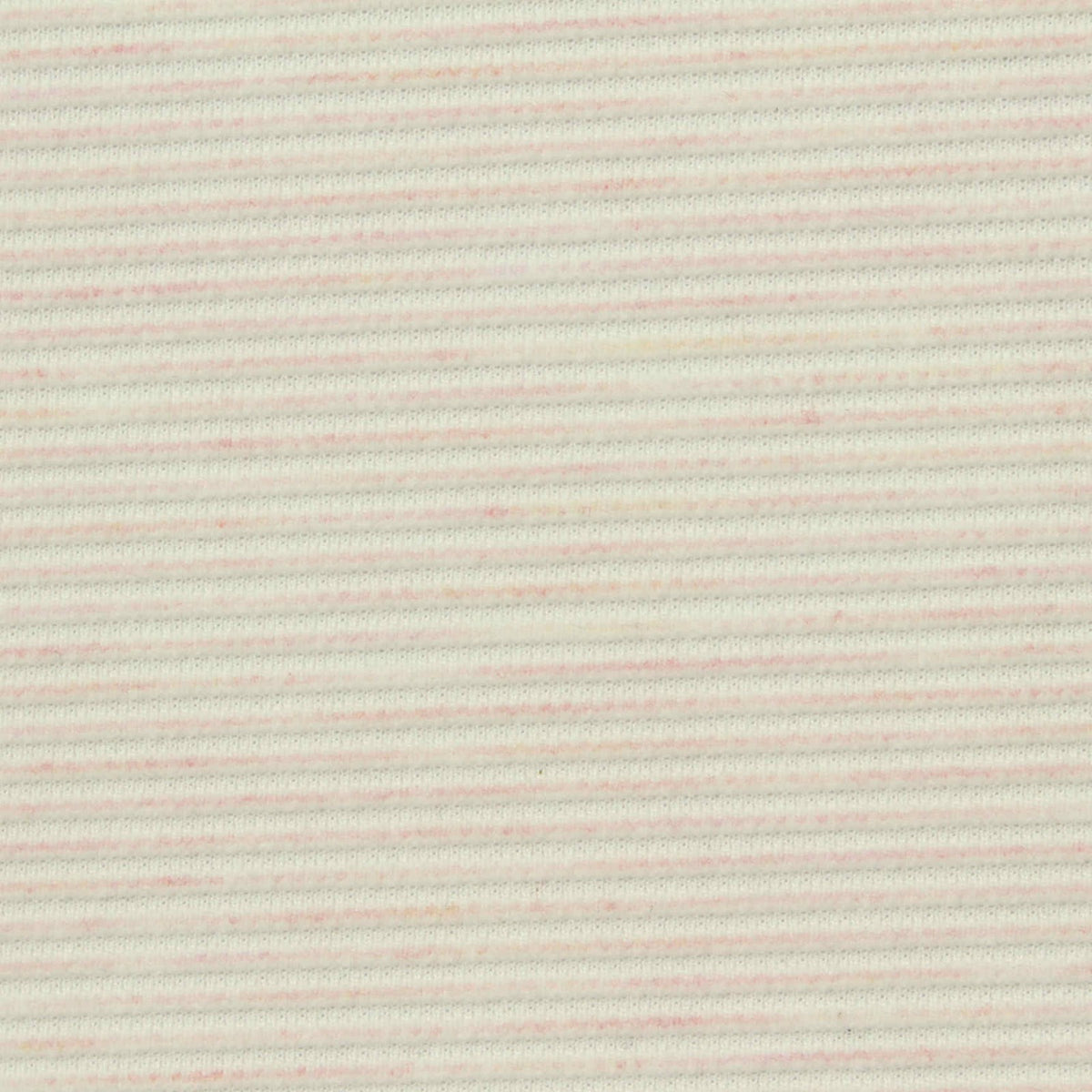 Light Pink Horizontal-Stripe Knit, Polyester, 270 gsm