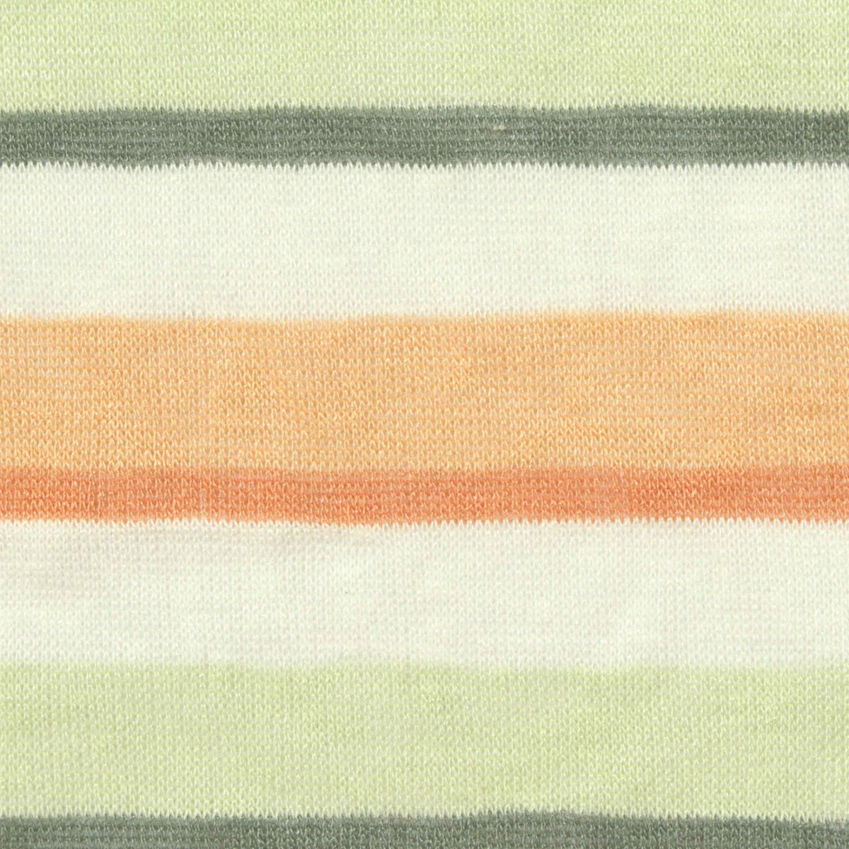 Light Green Horizontal-Stripe Knit, Viscose-Poly, 140 gsm
