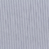 Polyester Stretch Rib Knit Fabric, 170 gsm, 150 cm — Blue