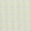 Cream Square Interlock Knit, Cotton-Poly