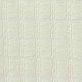 Cream Square Interlock Knit, Cotton-Poly