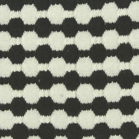 Jacquard Polyester Cotton Chunky Knit Fabric, 200 gsm, 185 cm — Multi