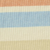Orange Horizontal-Stripe Knit, Poly-Cotton