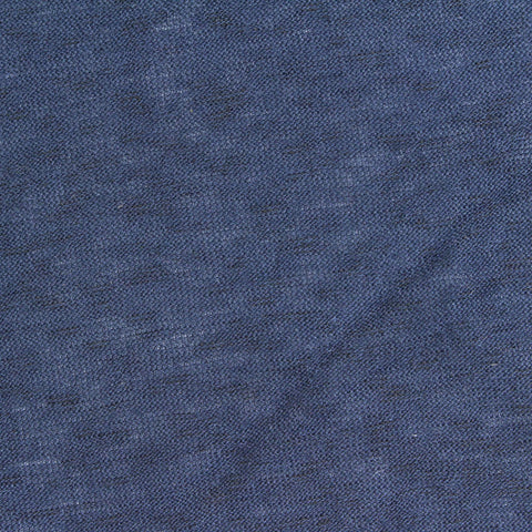 Heathered Blue Marl Jersey Knit, Viscose-Tencel Lyocell