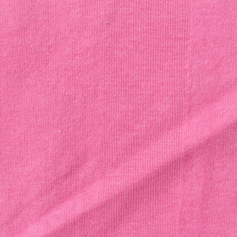 Brushed Cotton Polyester Jersey Knit Fabric, 220 gsm, 160 cm — Pink