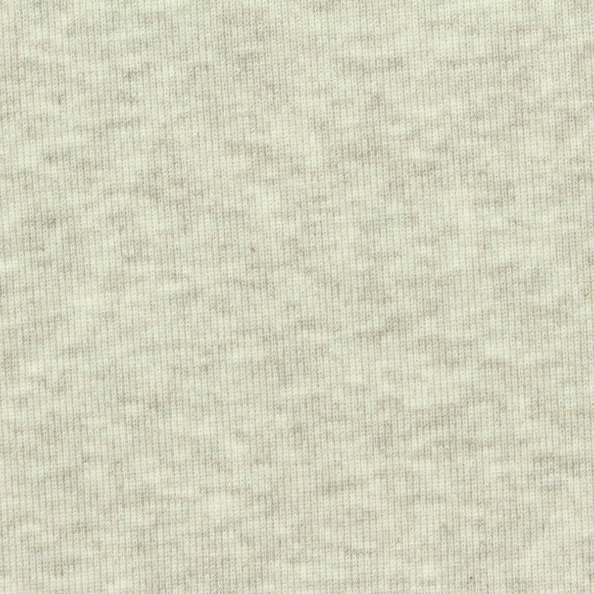 Light Grey Marl Rib Knit, Poly-Cotton, 230 gsm