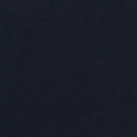 Bamboo Polyester Jersey Knit Fabric, 140 gsm, 165 cm — Navy