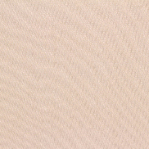 100% Polyester Rib Knit Fabric, 90 gsm, 150 cm — Beige