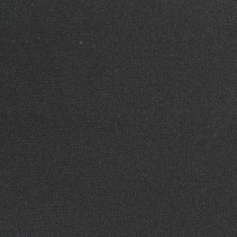 Polyester Stretch Interlock Knit Fabric, 230 gsm, 158 cm — Black