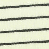 Dark Grey Horizontal-Stripe Jersey Knit, Modal-Cotton — texture