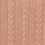 Light Peach Vertical-Stripe Jacquard, Polyester