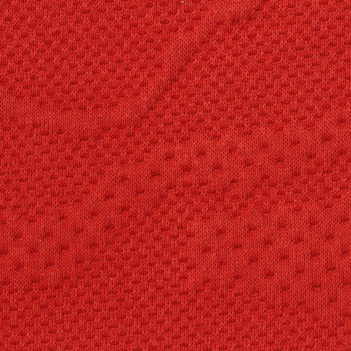 Jacquard Polyester Cotton Stretch Knit Fabric, 430 gsm, 165 cm — Red