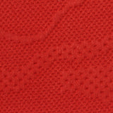 Jacquard Polyester Cotton Stretch Knit Fabric, 430 gsm, 165 cm — Red