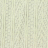 Off-White Vertical-Stripe Chenille, Polyester