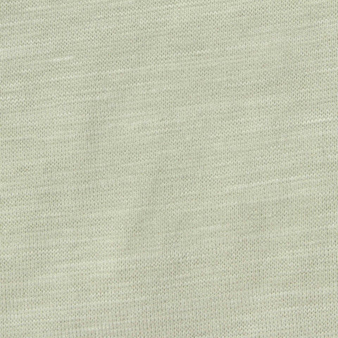 Light Green Marl Rib Knit, Poly-Cotton