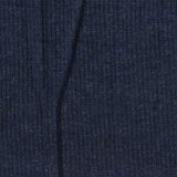 Dark Blue Marl Rib Knit