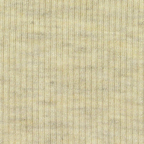 Light Beige Marl Rib Knit, 200 gsm
