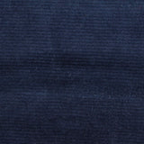 Cotton Polyester Stretch Velvet Fabric, 300 gsm, 130 cm — Navy