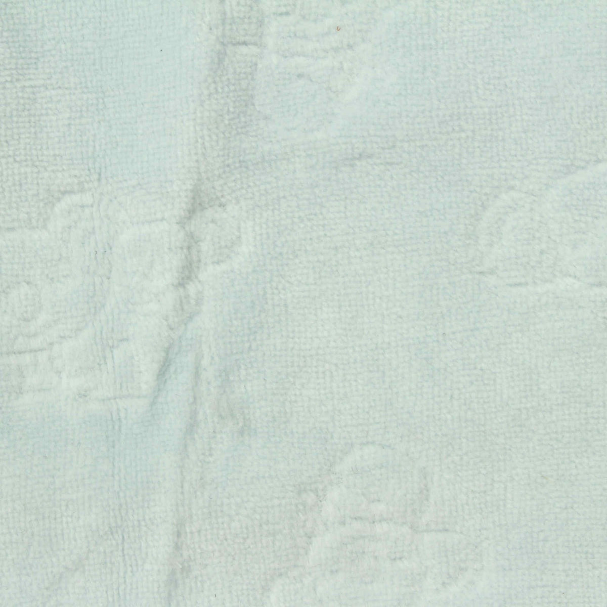Blue Tone-on-Tone Floral Velvet, Cotton-Poly