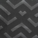 Dark Grey Geometric-Chevron Scuba Knit, Polyester