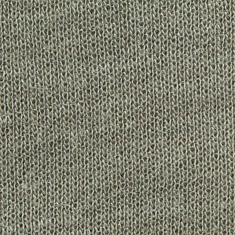 Grey-Green Heather Rib Knit, Polyester, 270 gsm