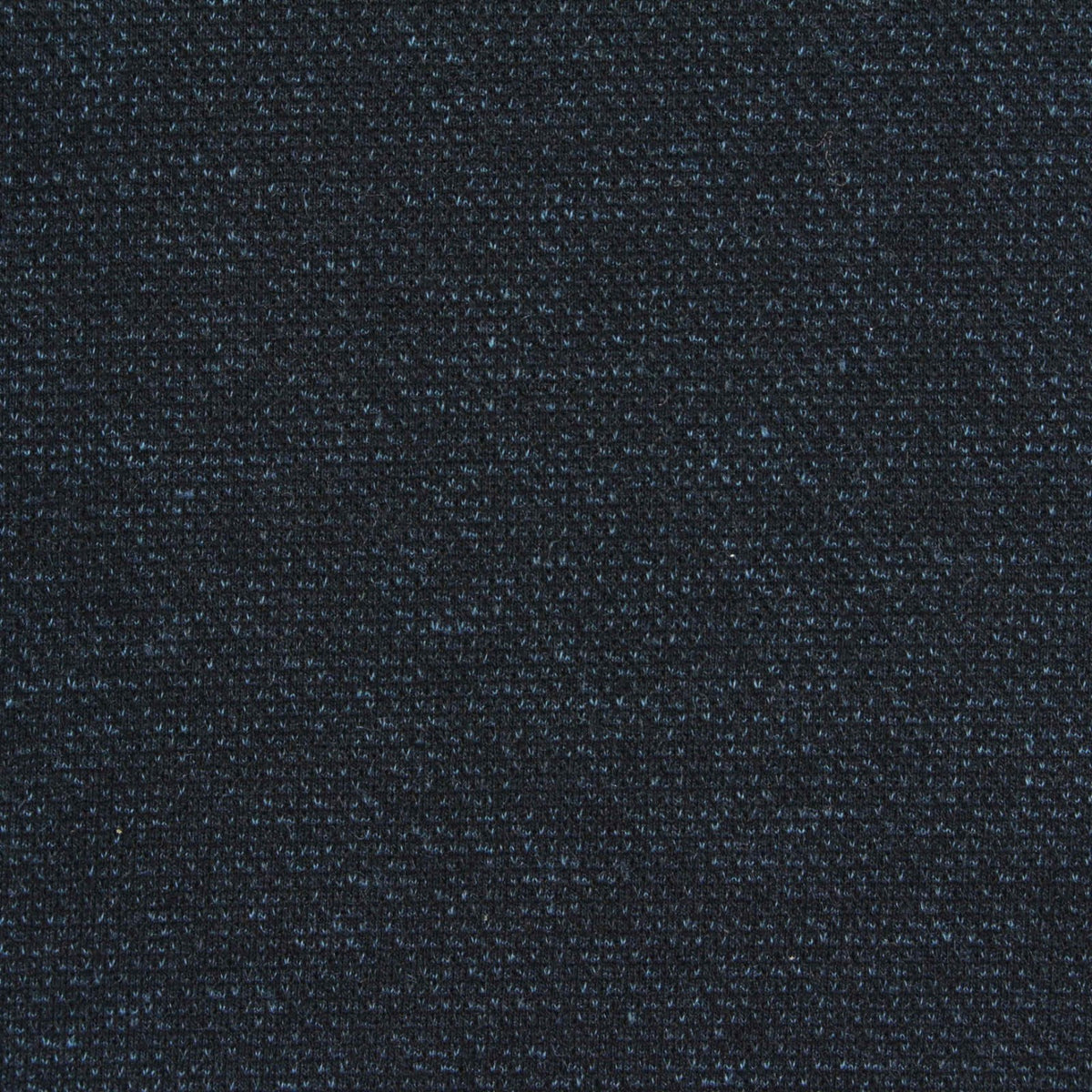 Dark Blue Marl Interlock Knit, Viscose-Nylon