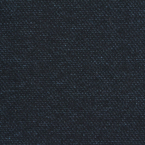 Dark Blue Marl Interlock Knit, Viscose-Nylon